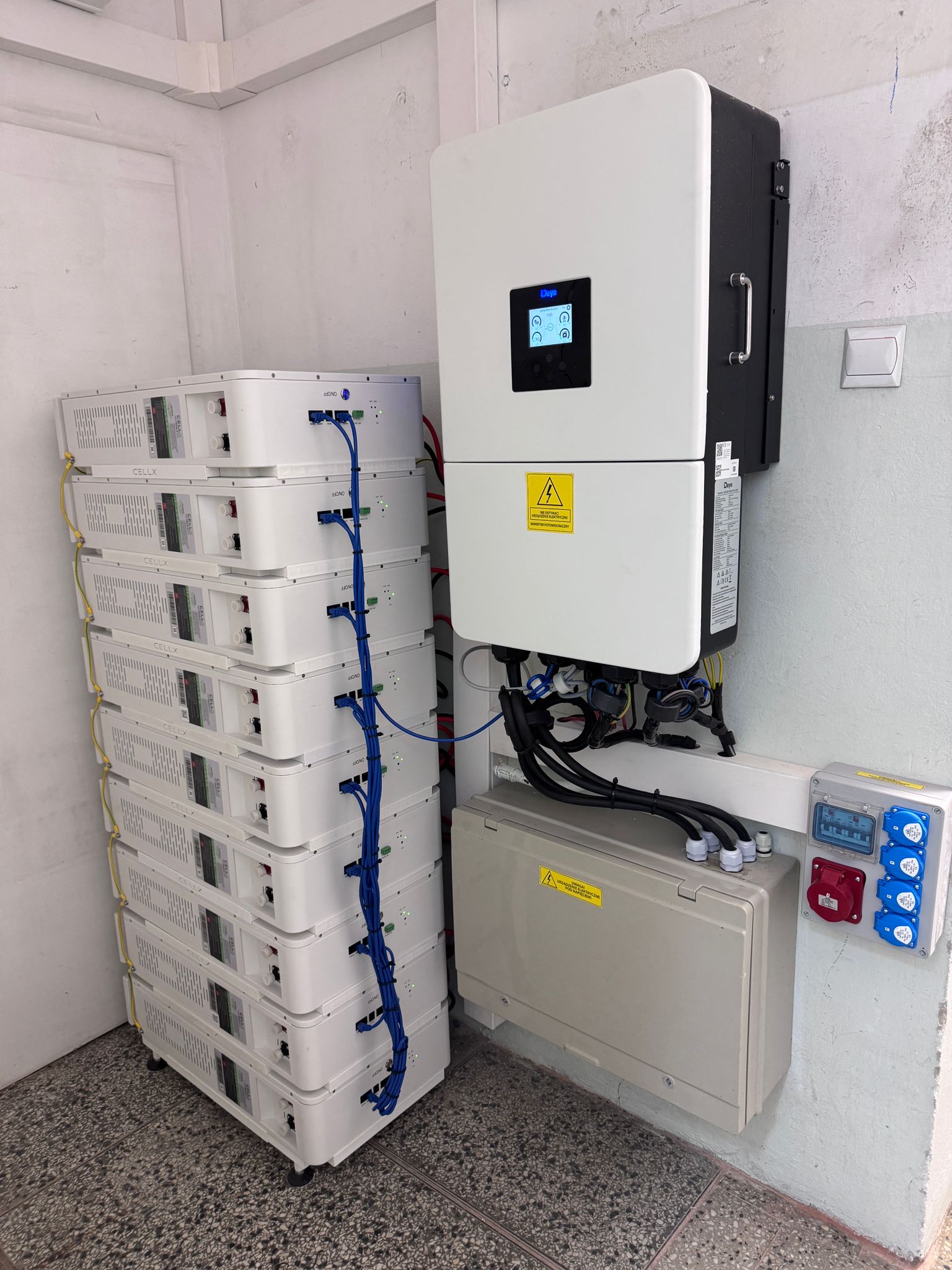 Realizacja – instalacja magazynu energii CellX Home w domu jednorodzinnym
