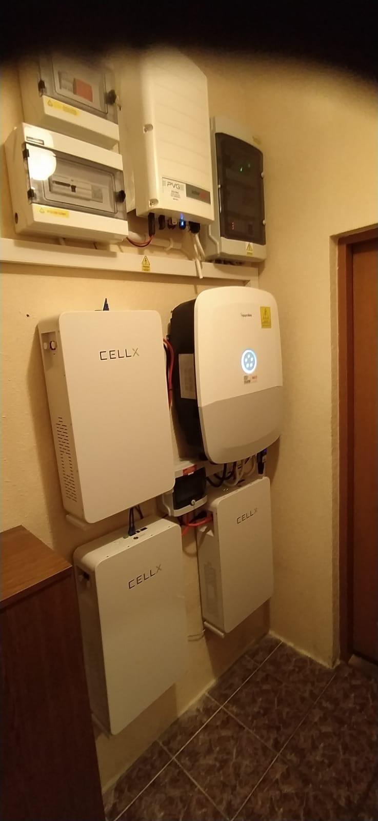 Realizacja – CellX Home 15 IP65, montaż zewnętrzny na ścianie budynku