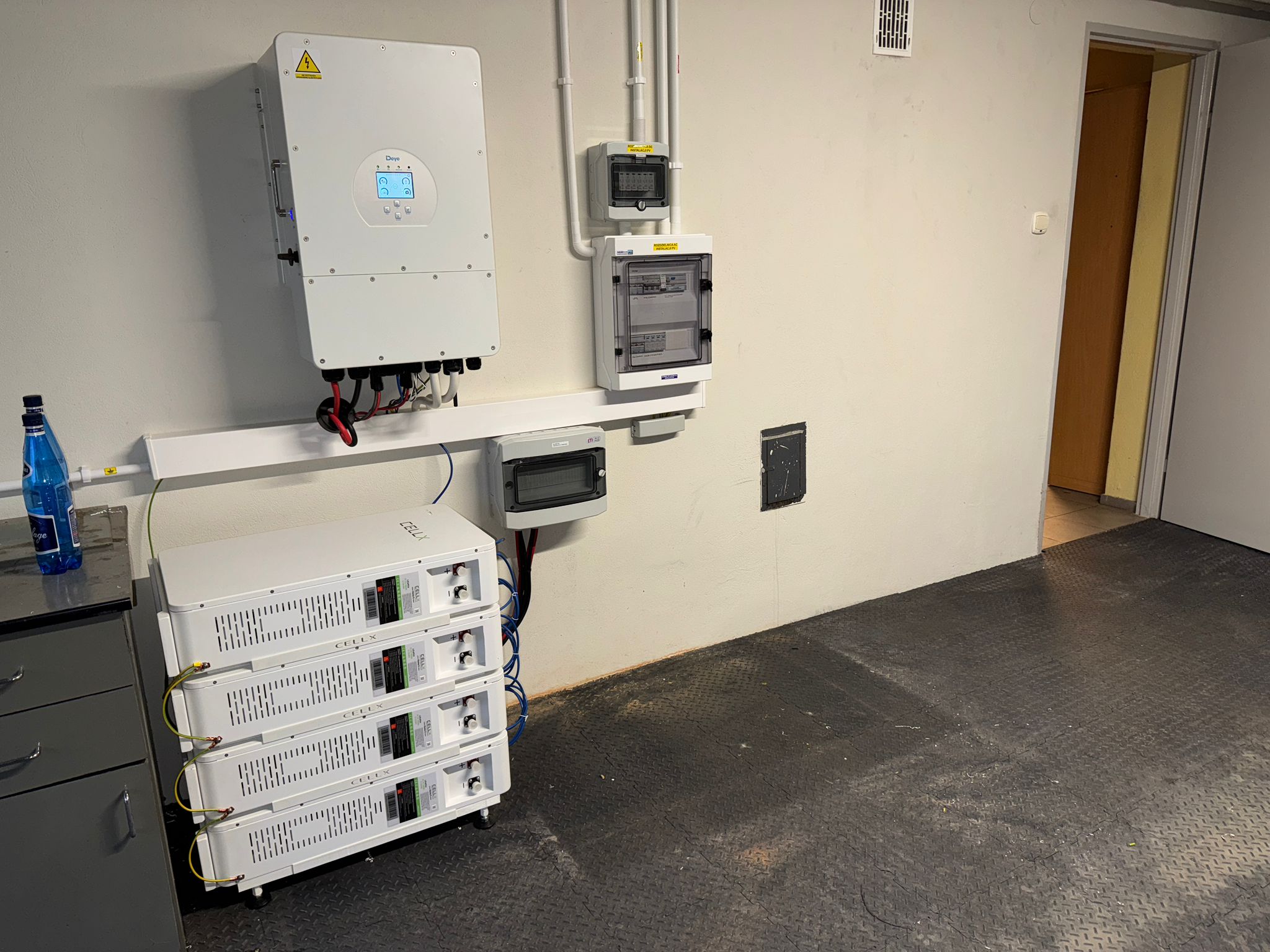Realizacja – montaż magazynu energii LiFePO4 CellX Home 15